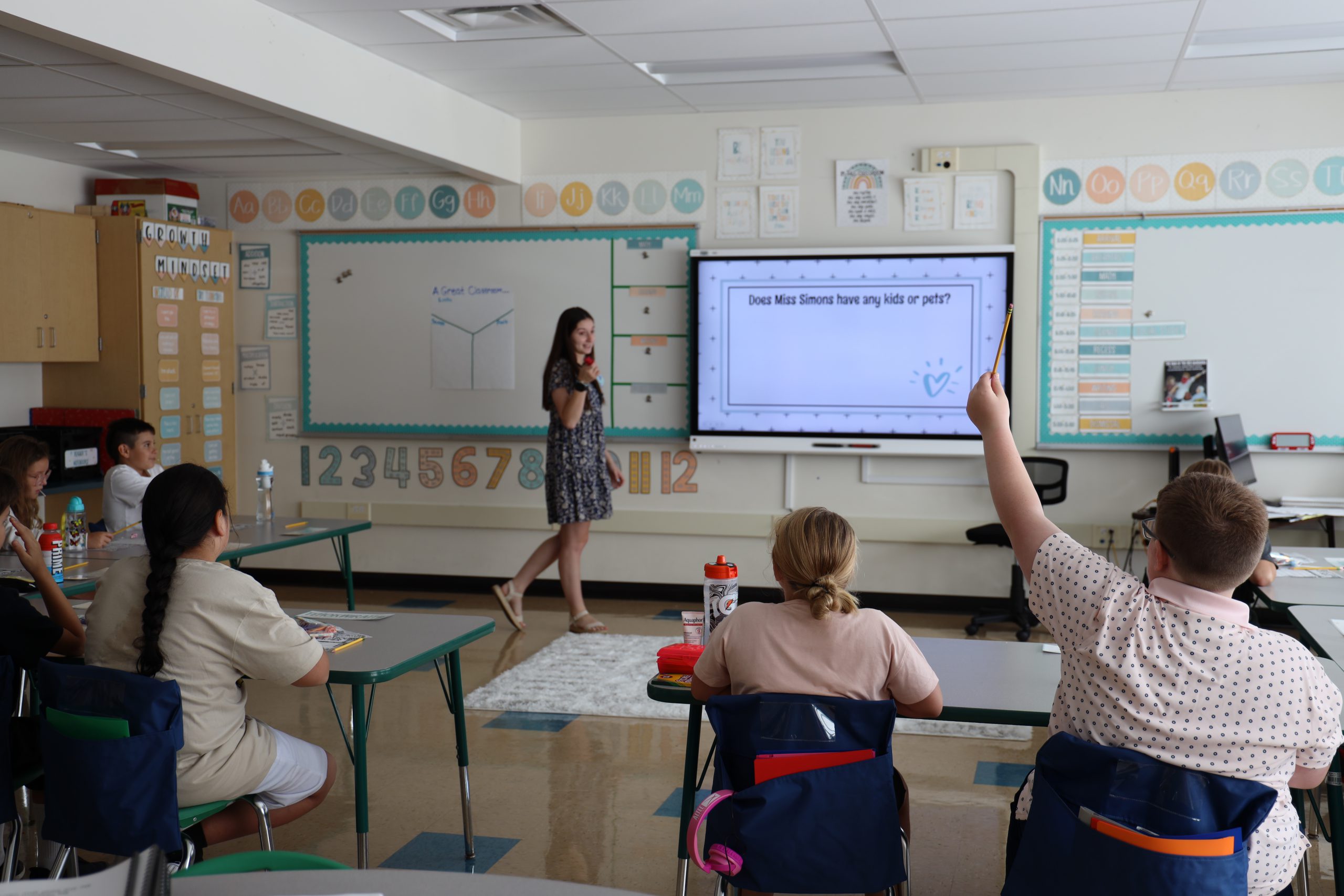 Image of teacher instructing class