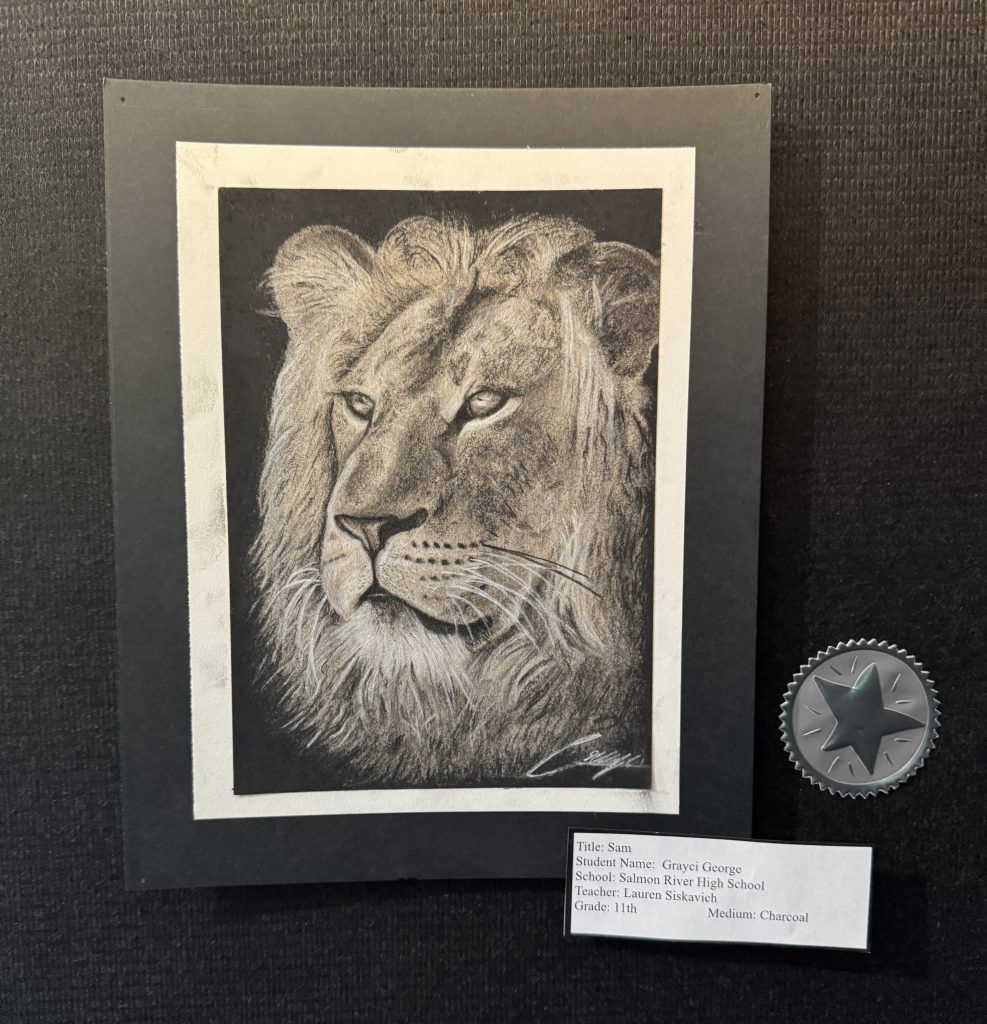 Artwork drawing of a lion